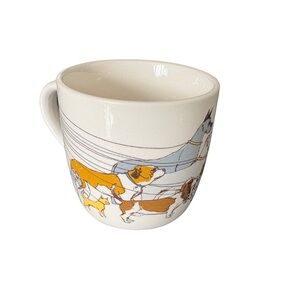 Vintage: Fishs Eddy • Sara Mills “Dog Walker” Mug